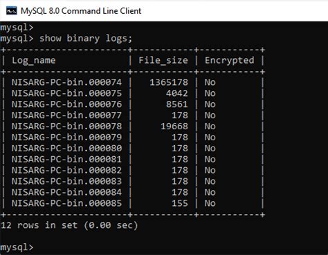 skip a table in binary log.